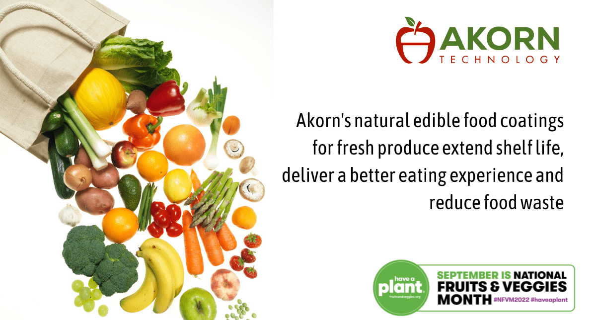Akorn partnering with September National Fruits and Veggies month