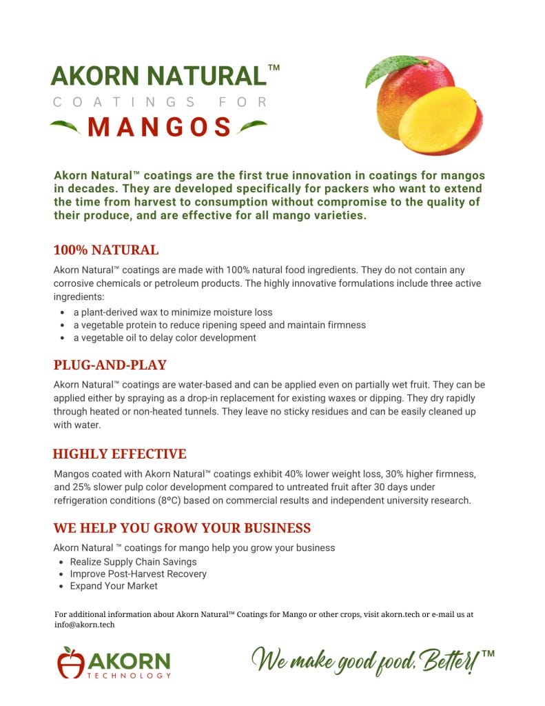 akorn coatings for mango spec sheet